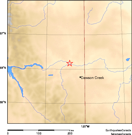 Map of Earthquake Area