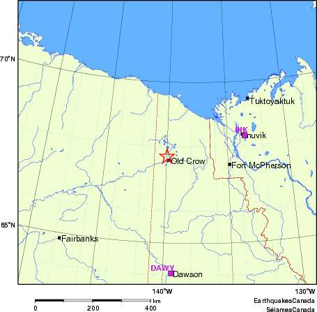 Map of Regional Seismographs