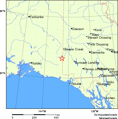 Map of Earthquake Localities