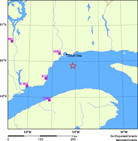 Map of Regional Seismographs