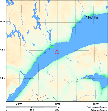 Map of Earthquake Area