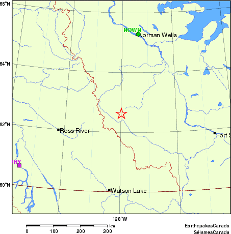 Map of Regional Seismographs