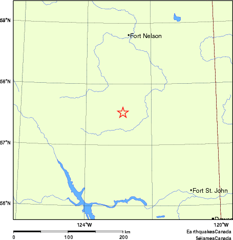 Map of Earthquake Localities