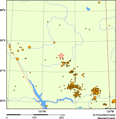 Map of earthquakes magnitude 2.0 and larger, 2000 - present