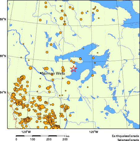 carte des des séismes de magnitude 2,0 et plus depuis 2000