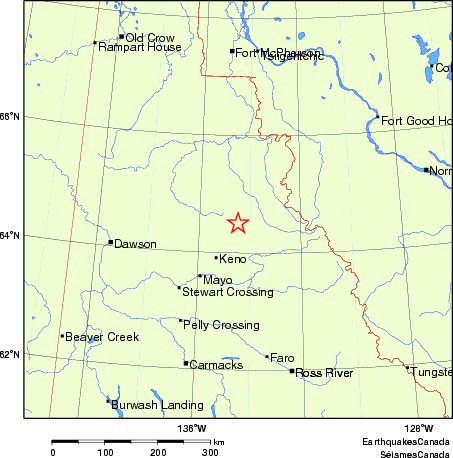 Map of Earthquake Localities