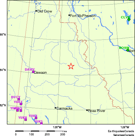 Map of Regional Seismographs