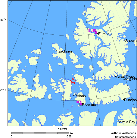 carte des localisations des stations sismologiques locales