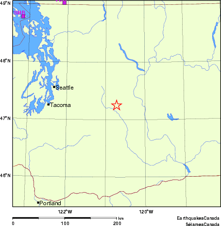 Map of Regional Seismographs