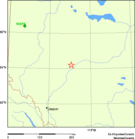 Map of Regional Seismographs