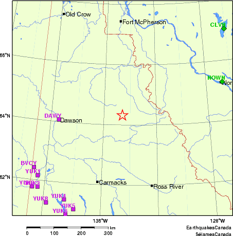 Map of Regional Seismographs