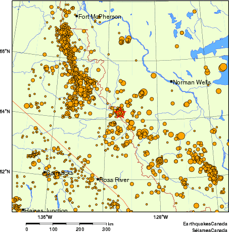 Map of earthquakes magnitude 2.0 and larger, 2000 - present