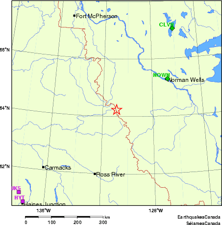 Map of Regional Seismographs