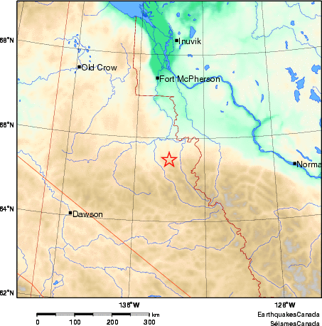 Map of Earthquake Area