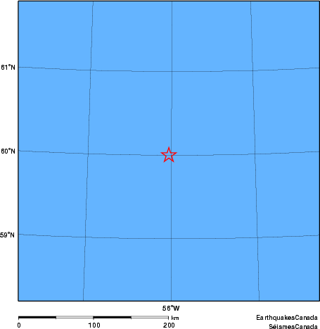 Map of Earthquake Localities