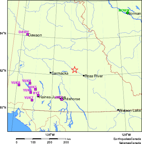 carte des localisations des stations sismologiques locales