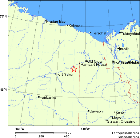 Map of Earthquake Localities