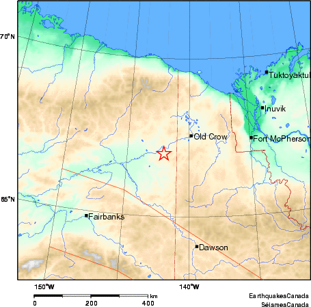 Map of Earthquake Area