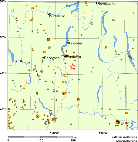 Map of earthquakes magnitude 2.0 and larger, 2000 - present