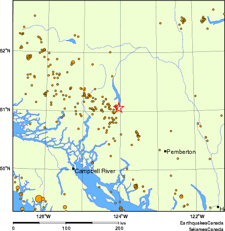 Map of earthquakes magnitude 2.0 and larger, 2000 - present