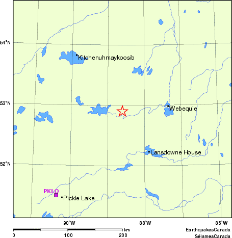 Map of Regional Seismographs