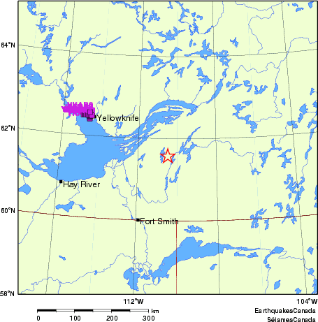 Map of Regional Seismographs