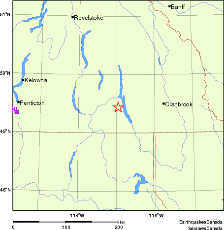 carte des localisations des stations sismologiques locales