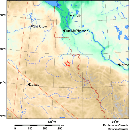 Map of Earthquake Area