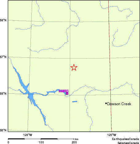 Map of Regional Seismographs