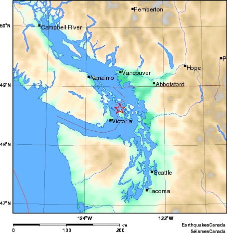 Map of Earthquake Area