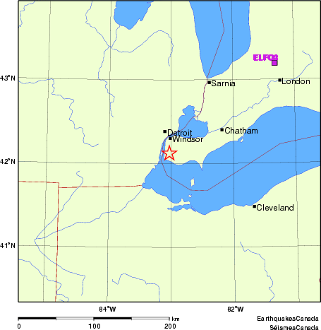 carte des localisations des stations sismologiques locales