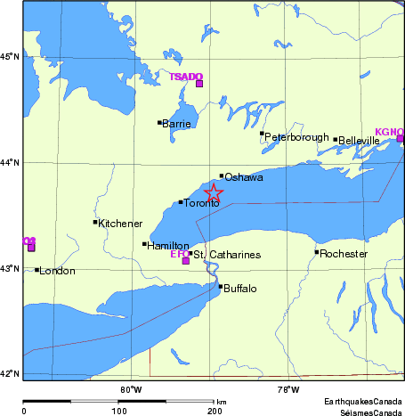 Map of Regional Seismographs