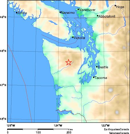 Map of Earthquake Area