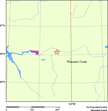 Map of Regional Seismographs