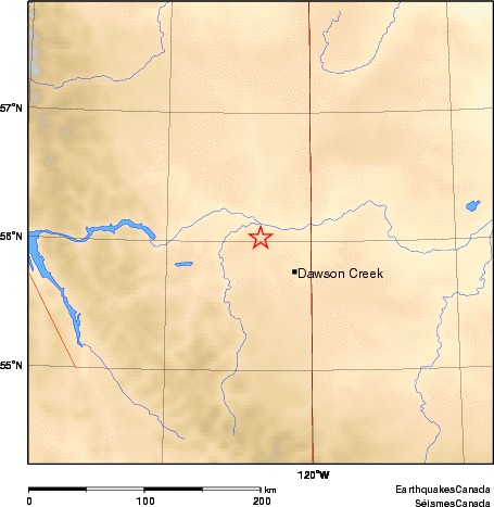 Map of Earthquake Area