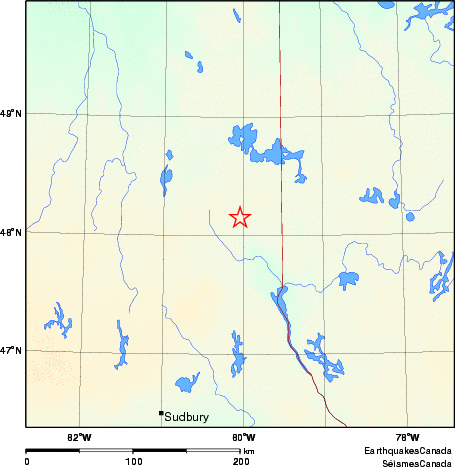 Map of Earthquake Area