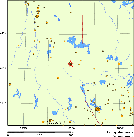 Map of earthquakes magnitude 2.0 and larger, 2000 - present