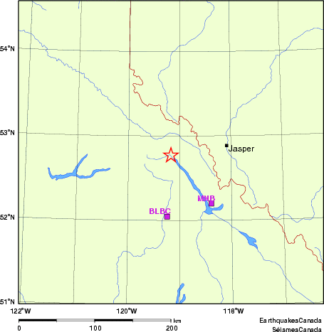 Map of Regional Seismographs