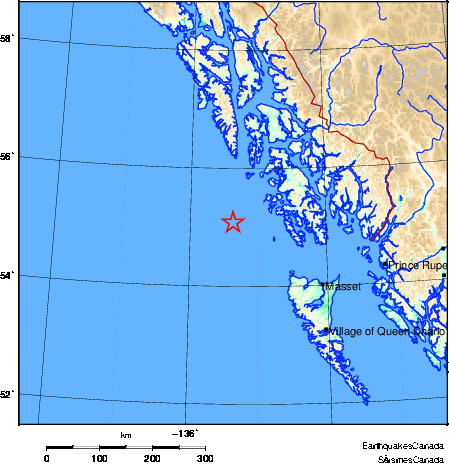 Map of Earthquake Area