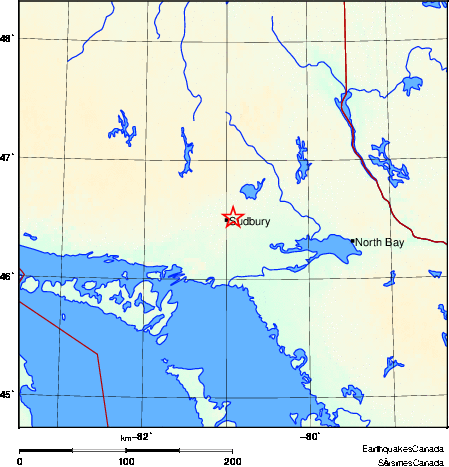 Map of Earthquake Area