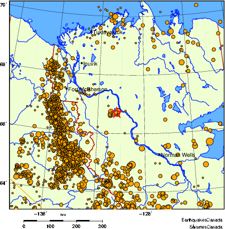 Map of earthquakes magnitude 2.0 and larger, 2000 - present