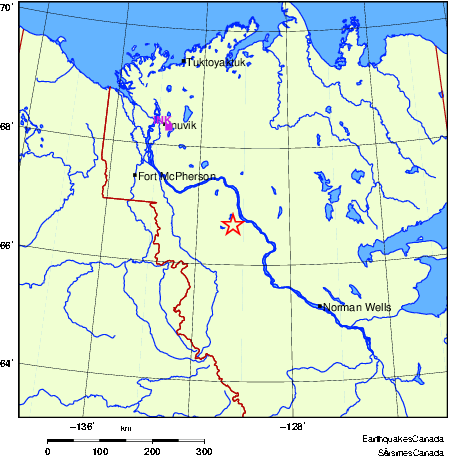 Map of Regional Seismographs