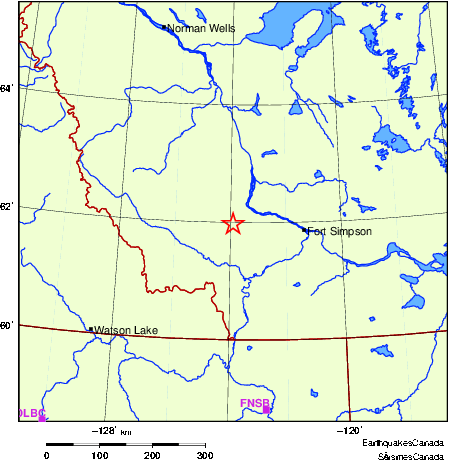 Map of Regional Seismographs