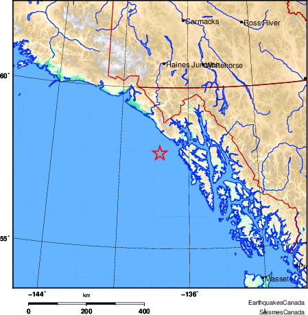 Map of Earthquake Area