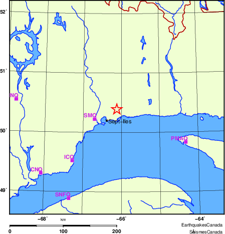 carte des localisations des stations sismologiques locales