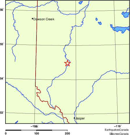 Map of Regional Seismographs