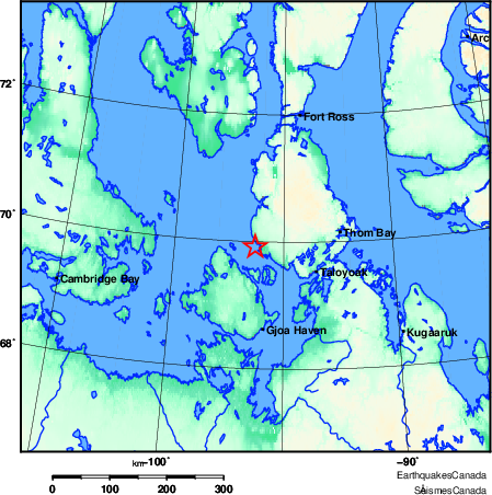 Map of Earthquake Area