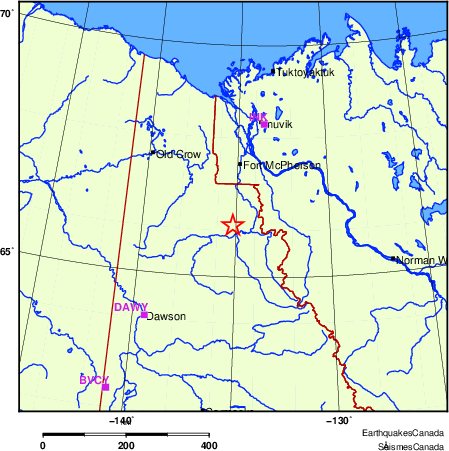 Map of Regional Seismographs