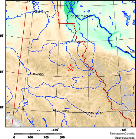 Map of Earthquake Area