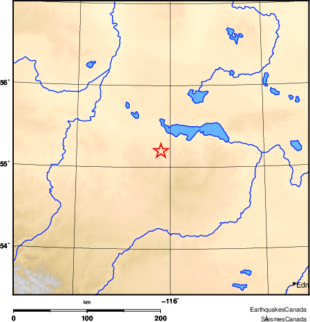 Map of Earthquake Area